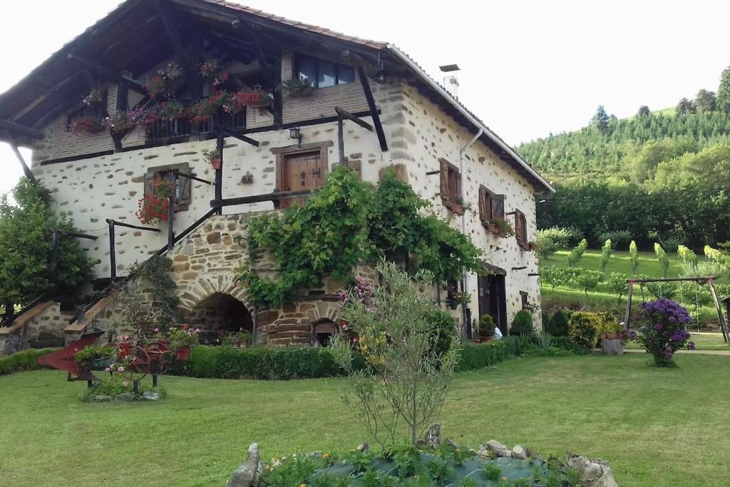Caserio Vasco Con Piscina Y Barbacoa Orozko 외부 사진