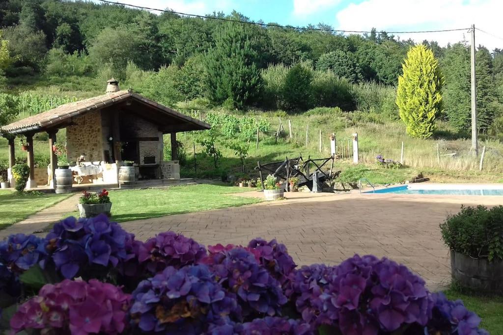 Caserio Vasco Con Piscina Y Barbacoa Orozko 외부 사진