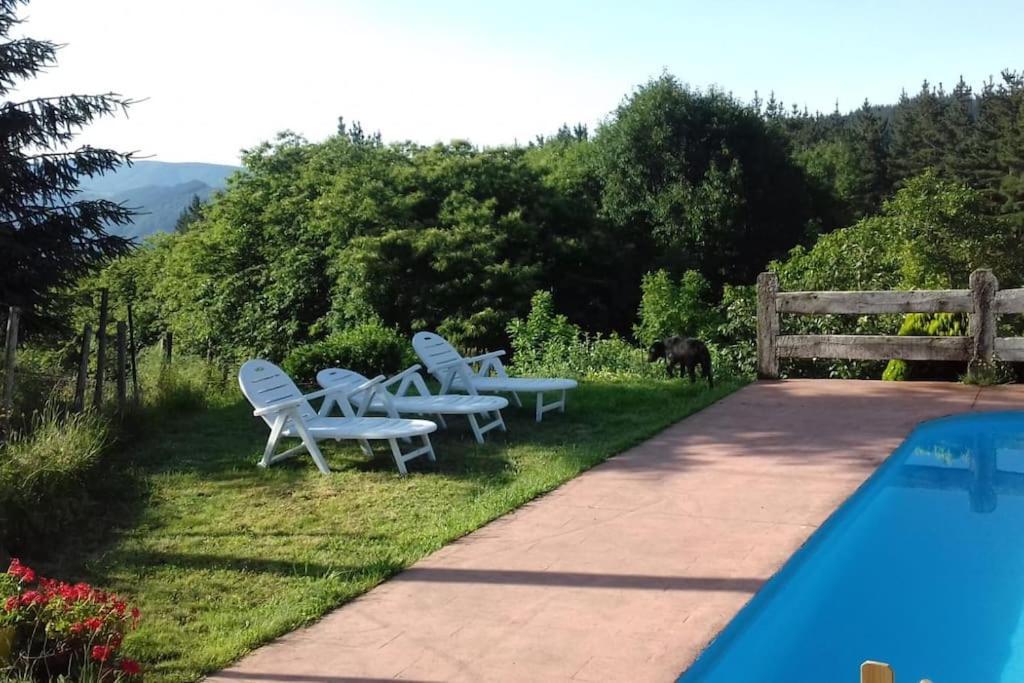 Caserio Vasco Con Piscina Y Barbacoa Orozko 외부 사진