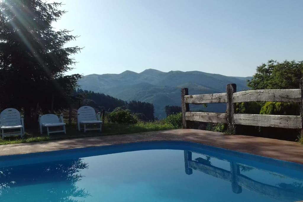 Caserio Vasco Con Piscina Y Barbacoa Orozko 외부 사진